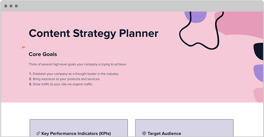 Content Strategy Planner Content Strategy Plannercontent Strategy Planner