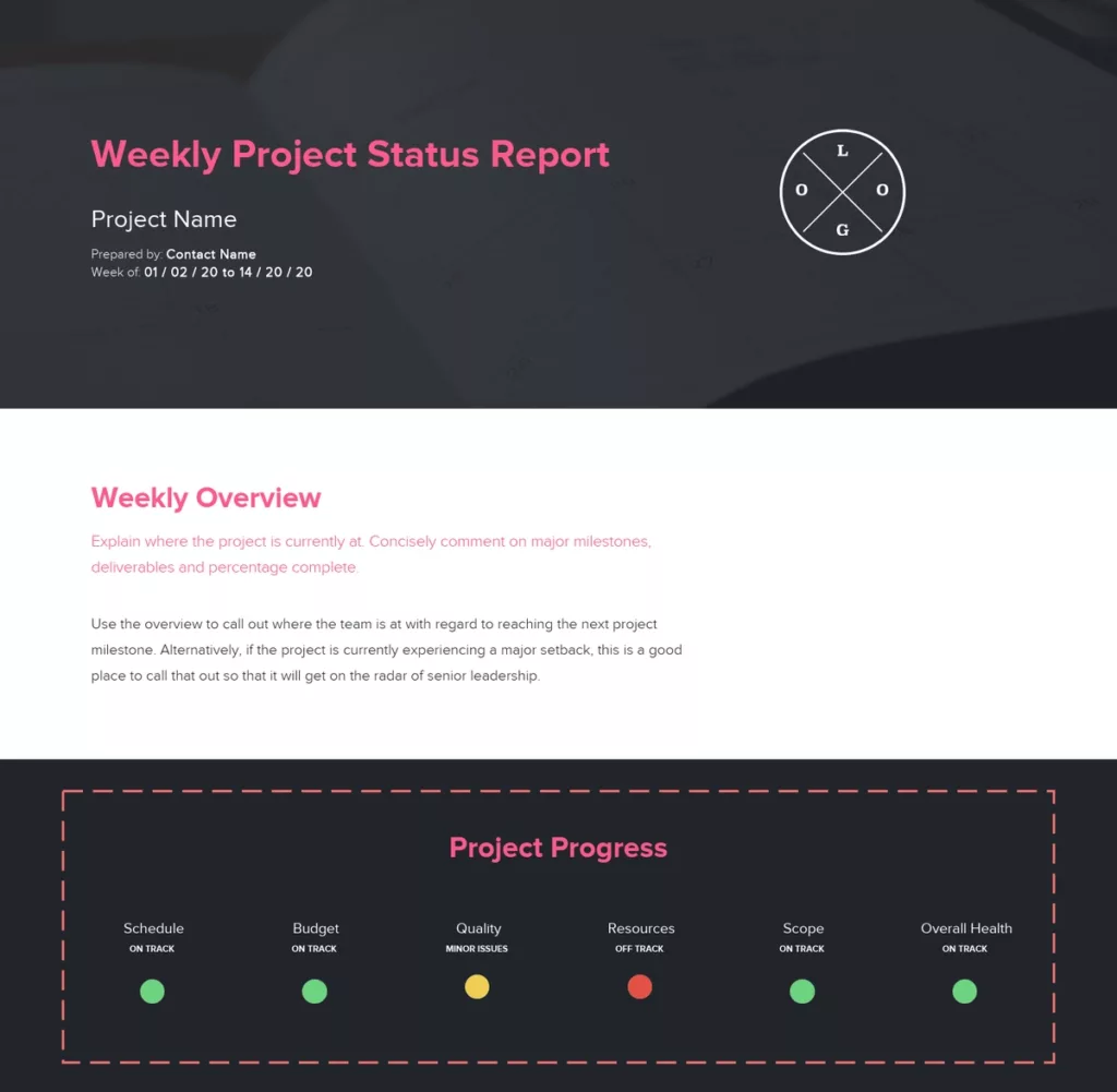 Overview Of The Key Project Areas