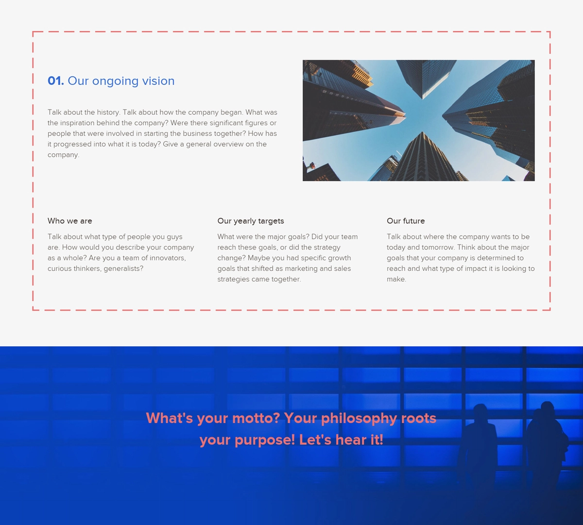 Message From The Ceo, Annual Report Template