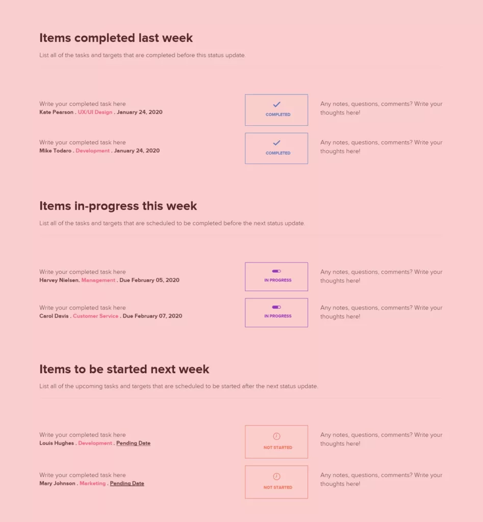 Detail 2-3 Key Milestones Or Tasks