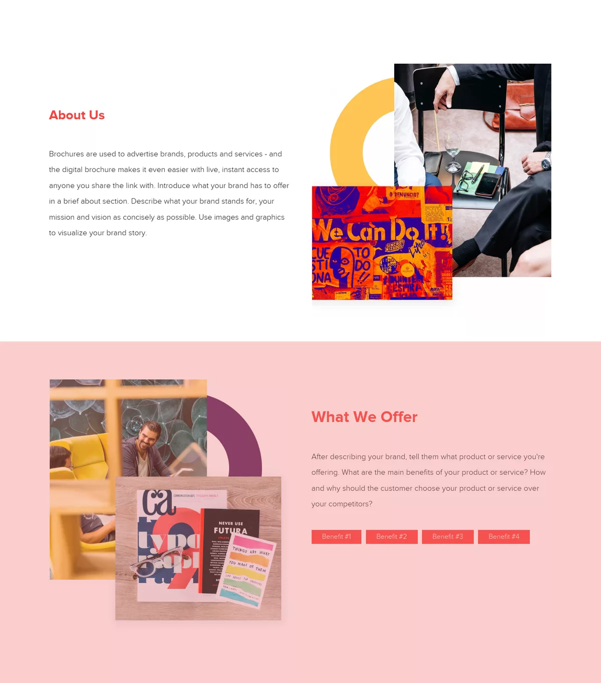 Clearly Explain Your Product Or Service And Key Benefits.