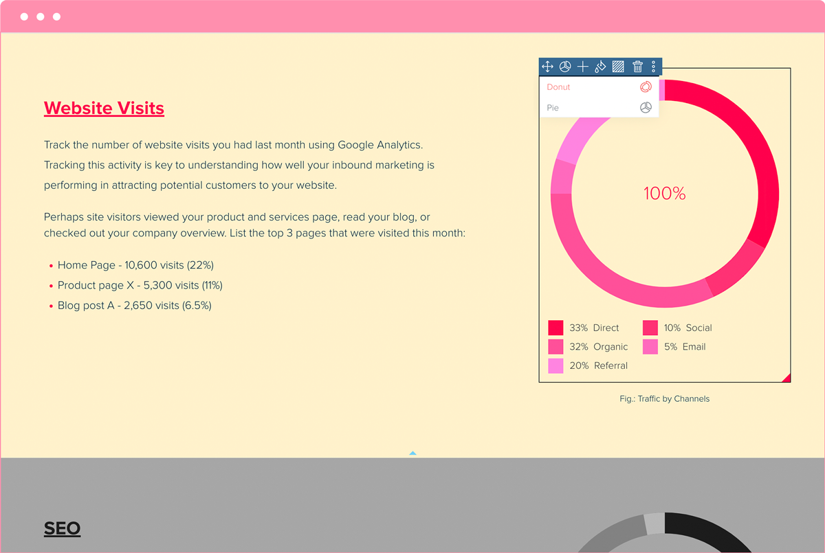 Marketing Reach, Monthly Marketing Report Template