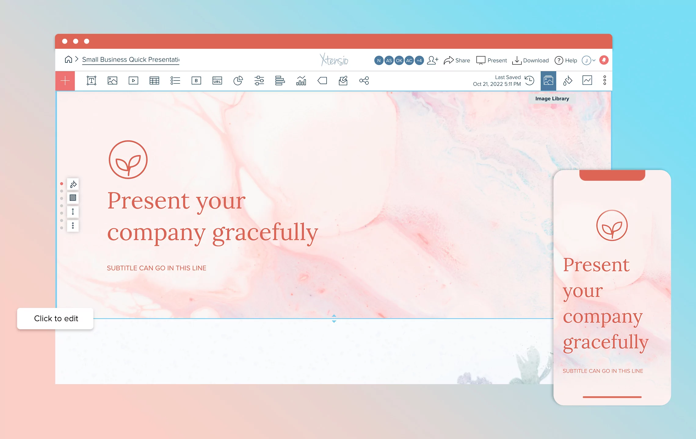 Quick Presentation Templates | Xtensio | 2025