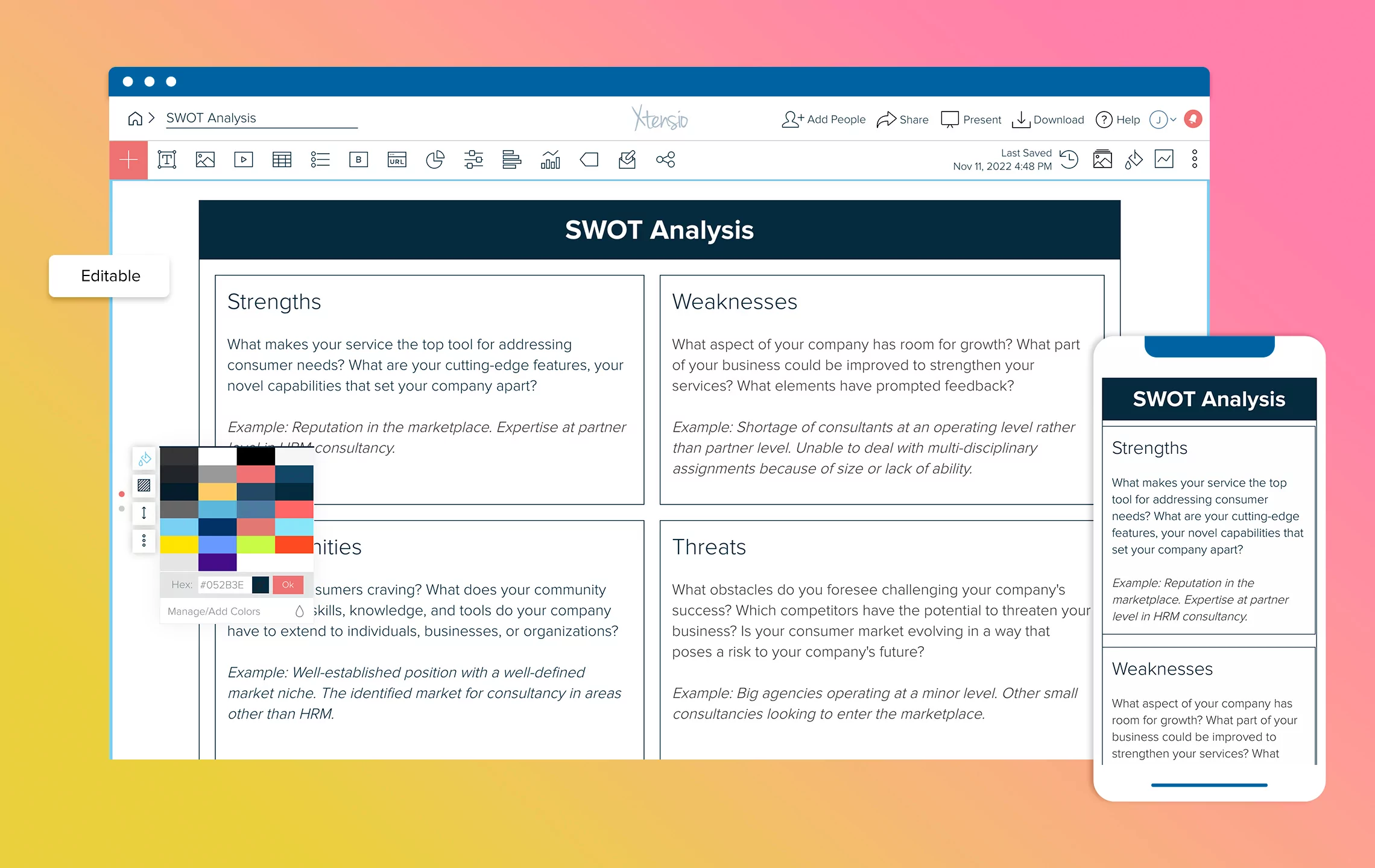 Swot Analysis Doesn’t Speak To Your Business Philosophy? Try These Swot Analysis Alternatives | Xtensio | 2025