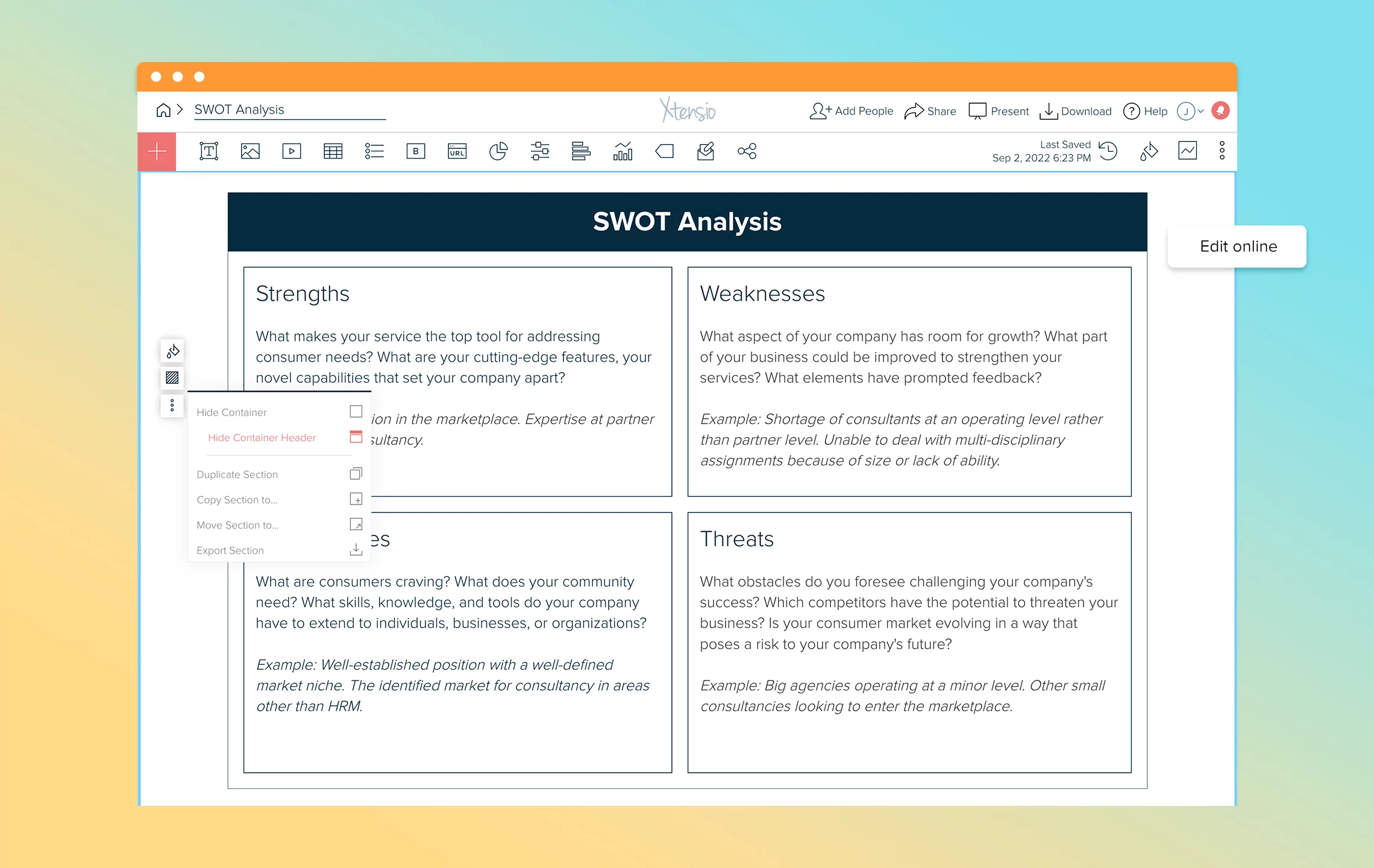 Conclude Your Analysis With A Well-Defined Strategy