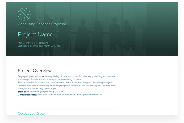Consulting Services Proposal Template