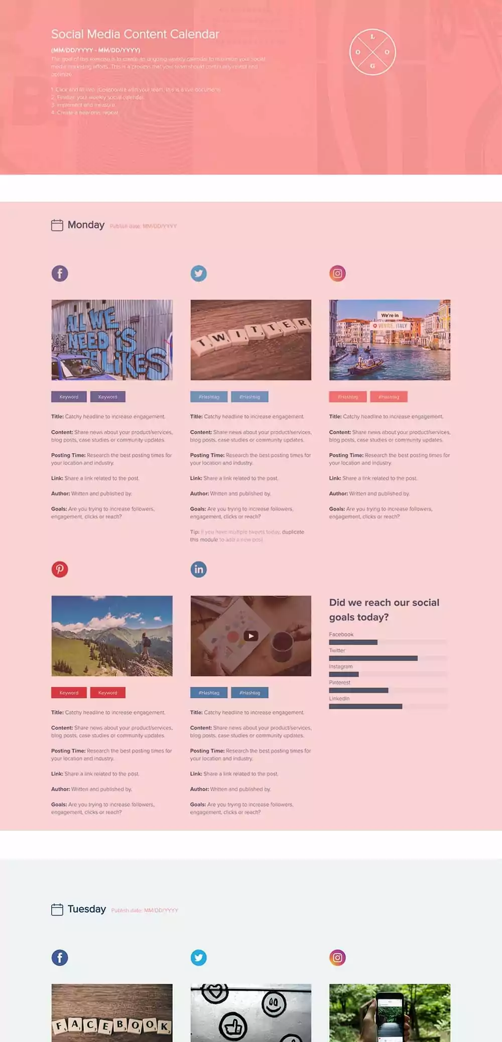 Consulting Services Proposal Template Approach Social Media Content Calendar Template, Consulting Services Proposal Template Approach