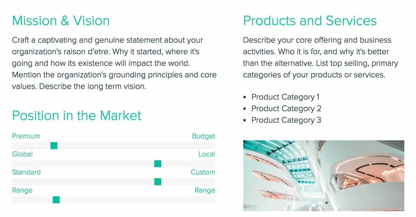 Company Fact Sheet Template Explain Your Organization