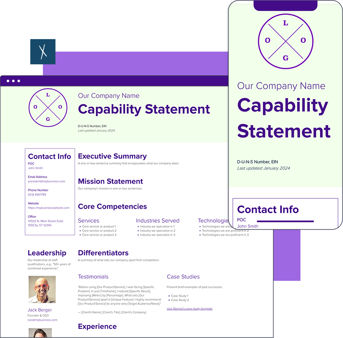 Capability Statement Template