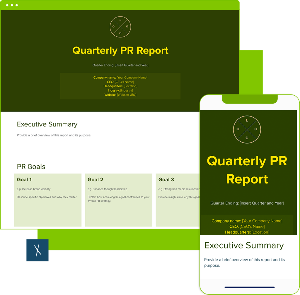 Click To Create Your Free Product Requirements Document Quarterly Pr Report Template