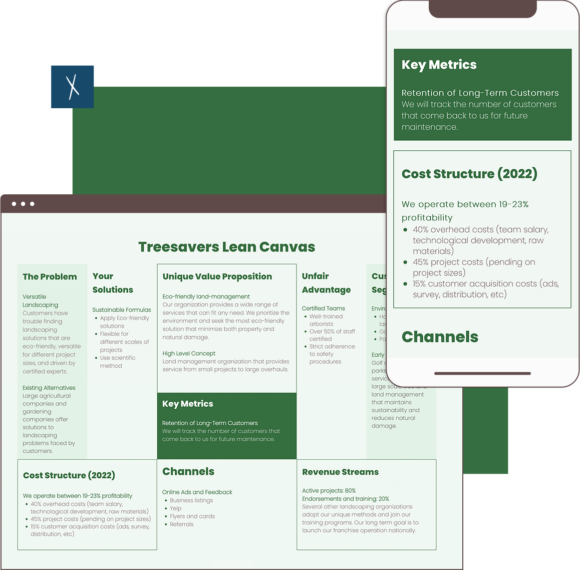 Click To Create Your Free Customer Journey Nonprofit Lean Canvas