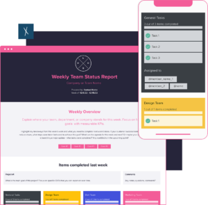 Weekly Team Status Template