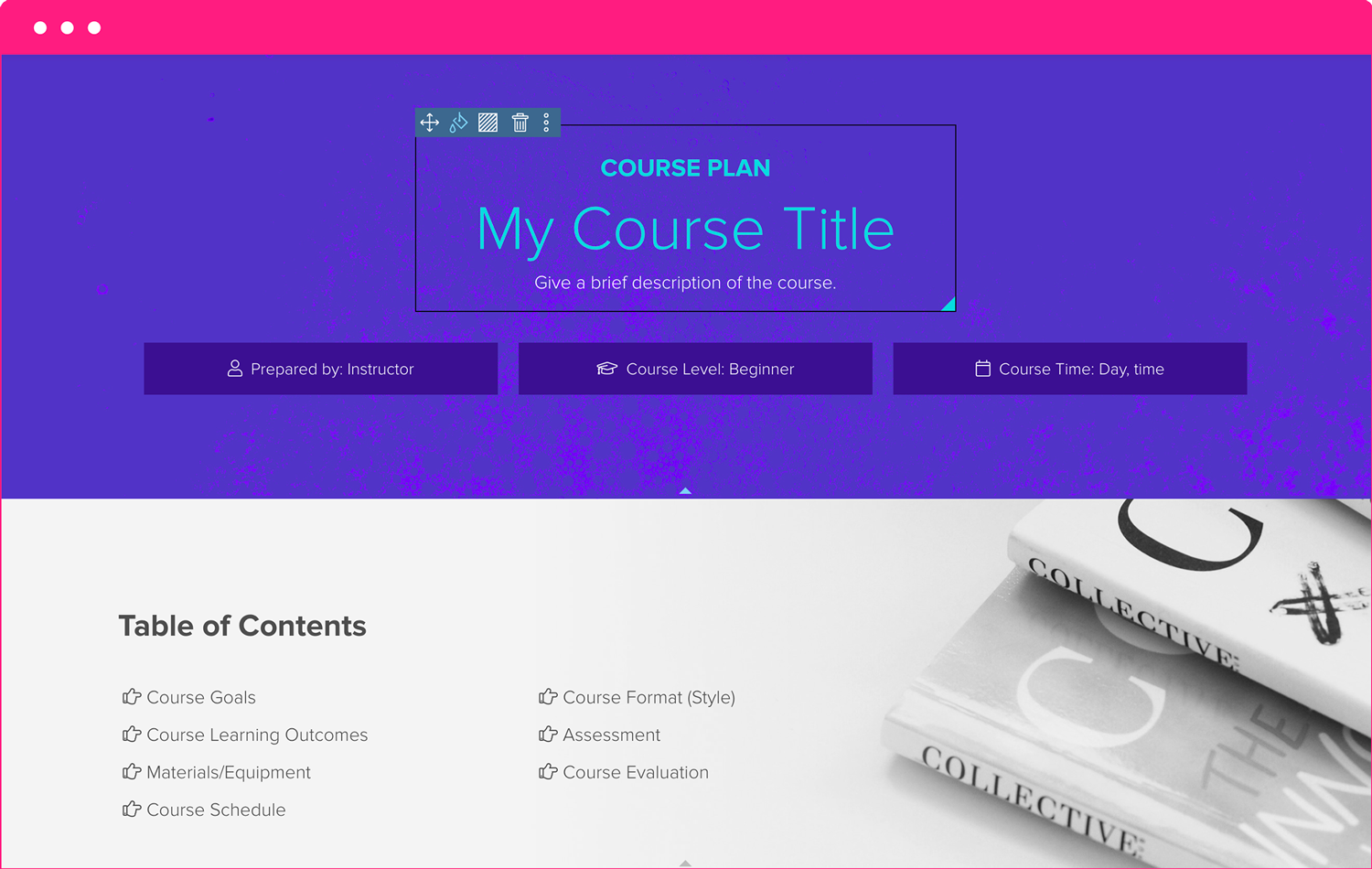 How To Plan A Course Outline | Title