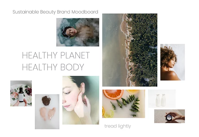 Sustainable Brand Mood Board