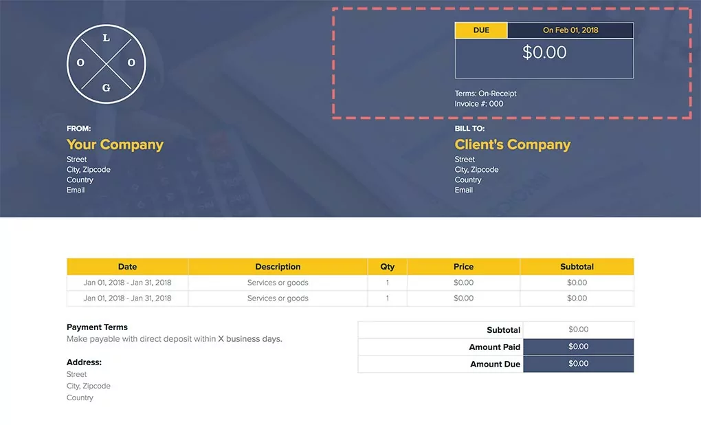 How To Make An Invoice, Issue Date, Due Date And Invoice Number