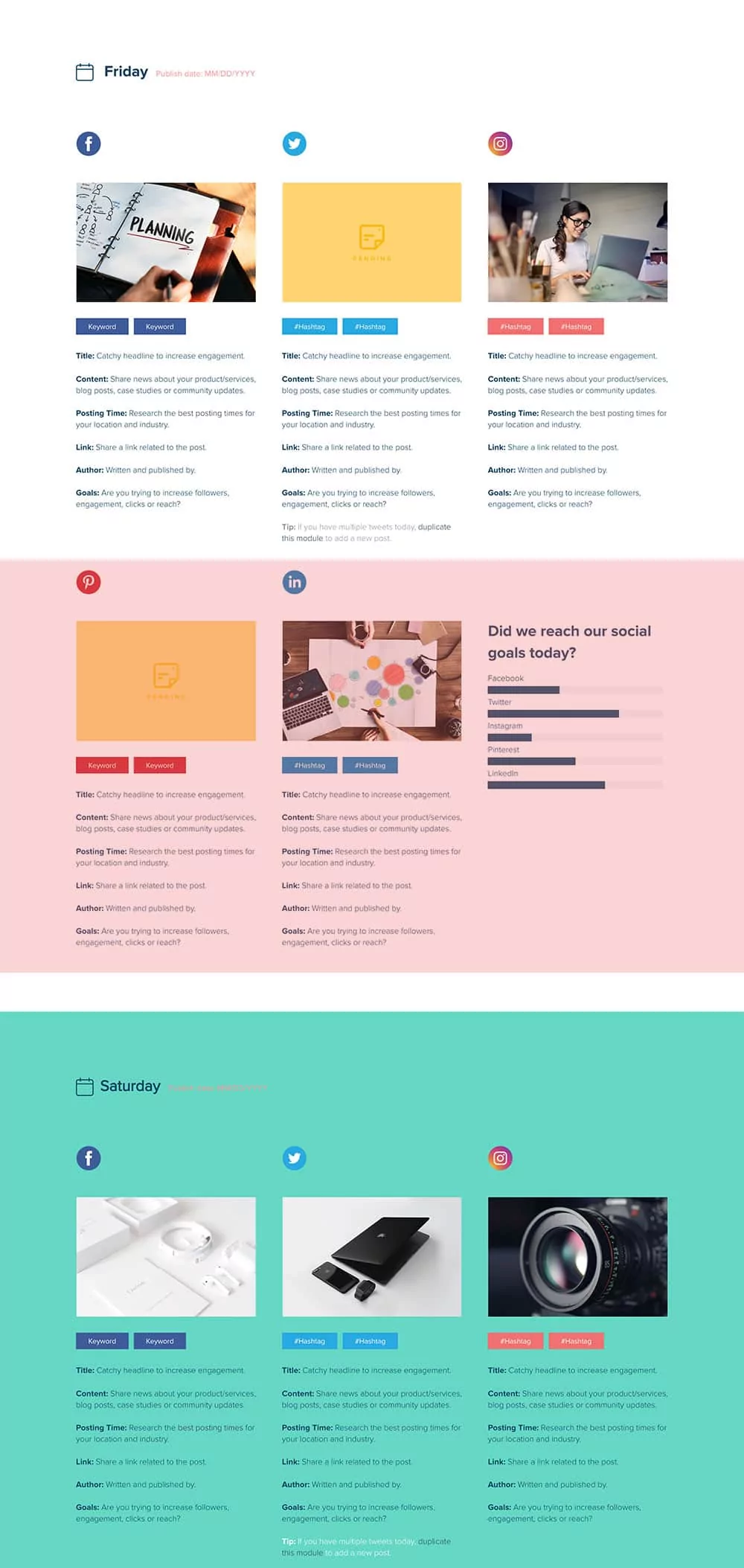 Schedule And Publish Your Social Content