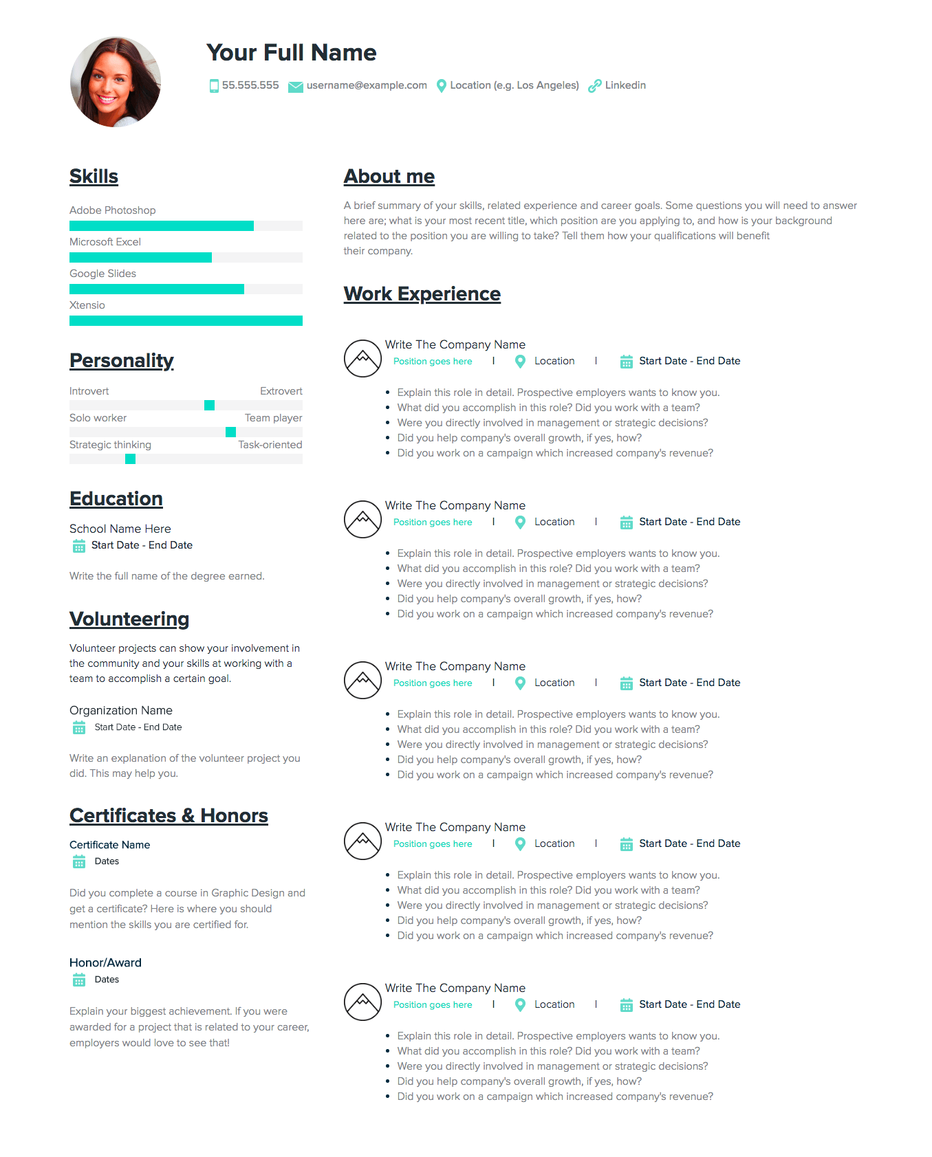 Resume Template