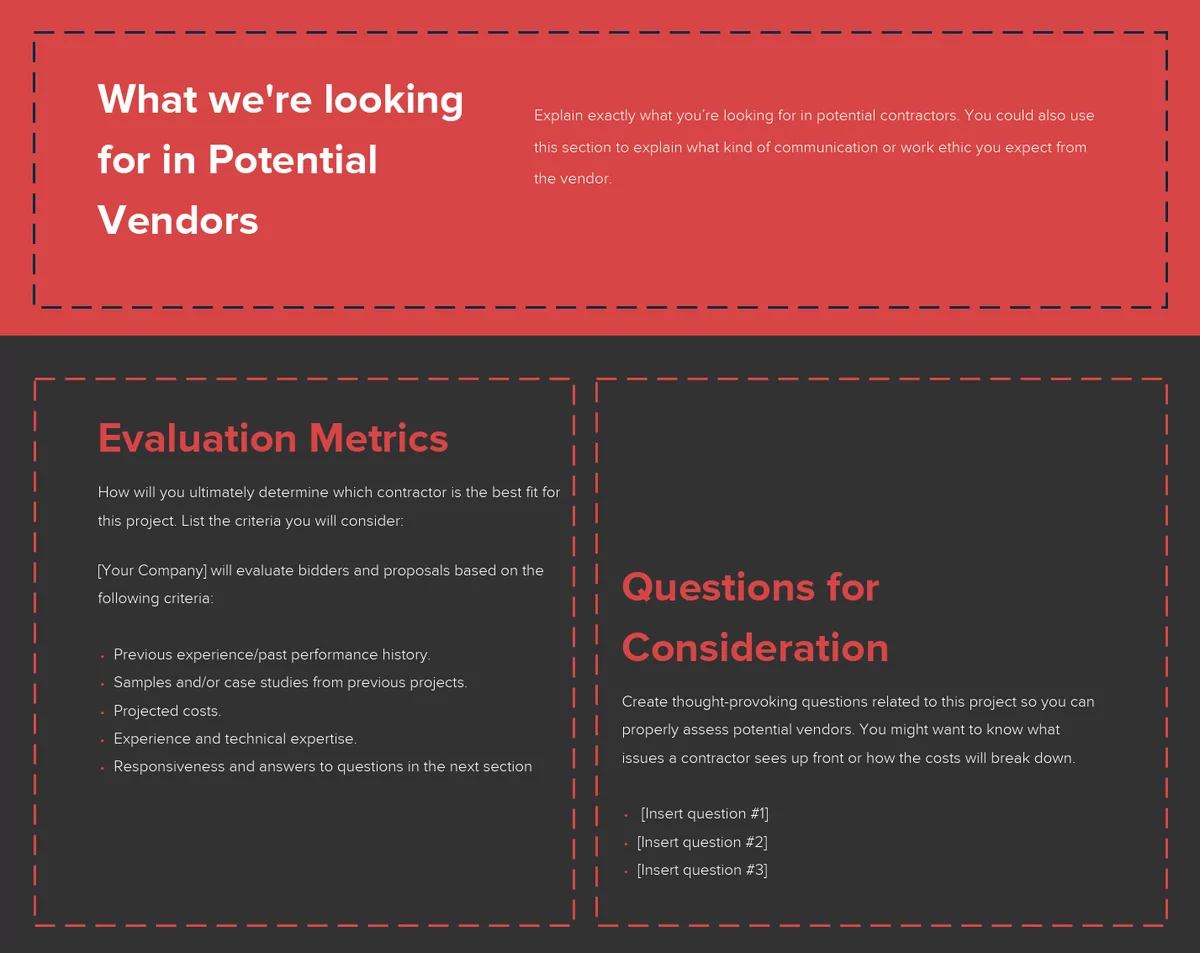 How To Write A Request For Proposal |