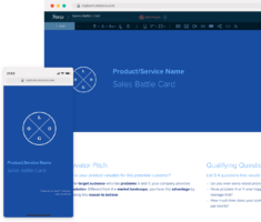 How To Make Sales Battle Cards