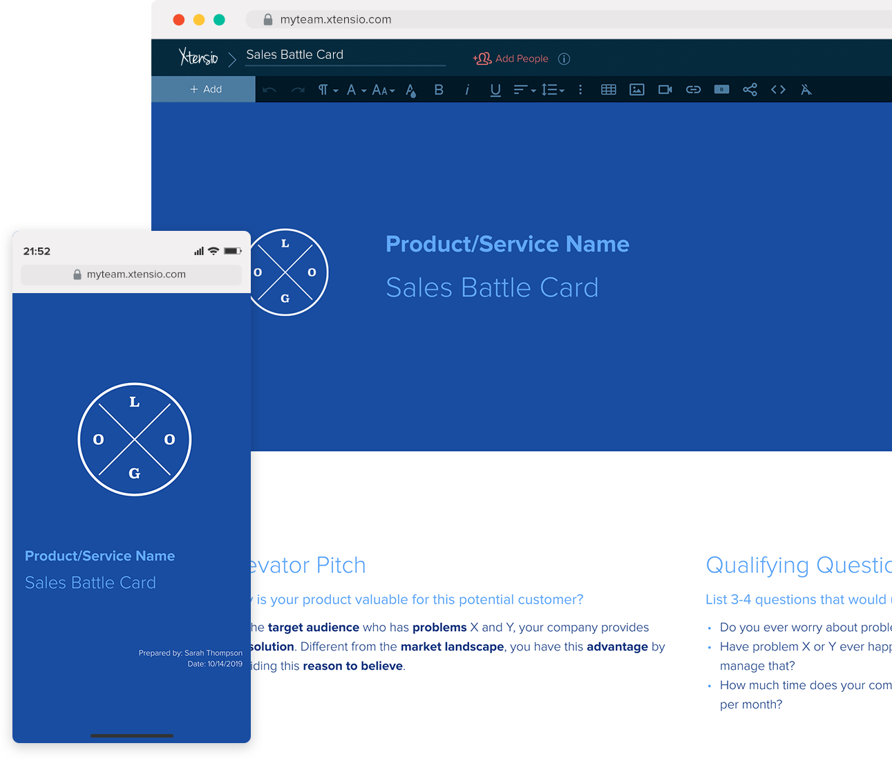 How To Make Sales Battle Cards