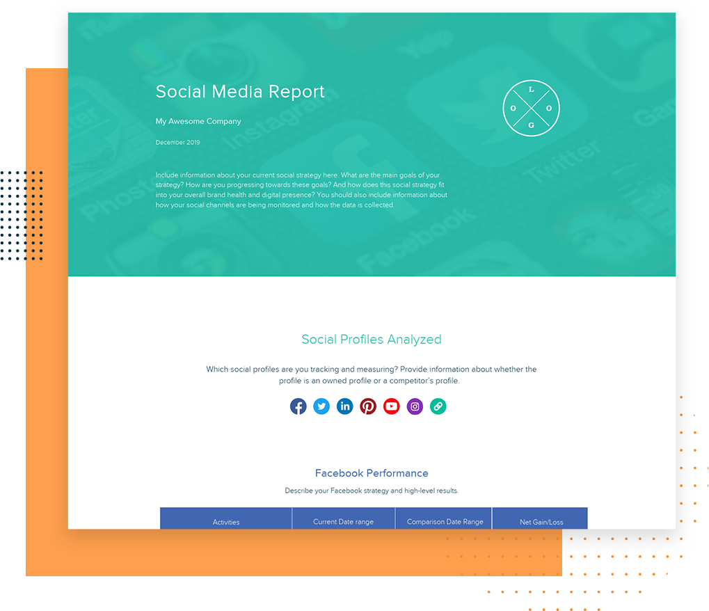 Click To Create Your Free Social Media Report! Social Media Report