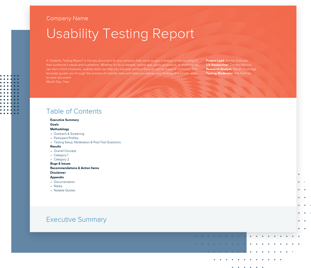How To Write A Usability Testing Report (With Templates And Examples) | Xtensio | 2025